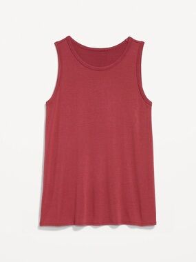 NWT Old Navy Luxe Sleeveless Top, Size Large (12/14), Cedar Rose